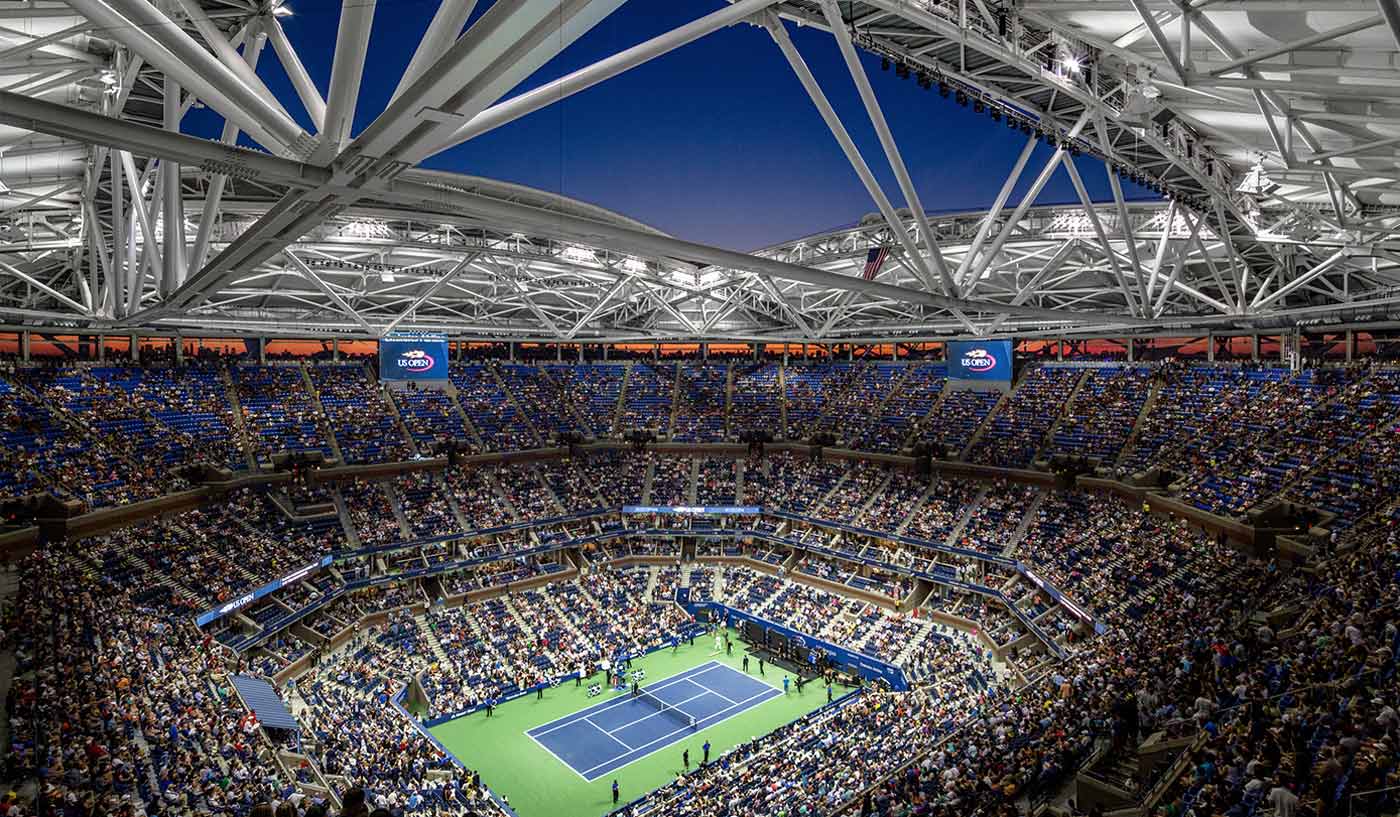 IT'S THE BIGGEST ANNUAL SPORTING EVENT IN THE WORLD!
The US Open, see it live!  
Book now!
